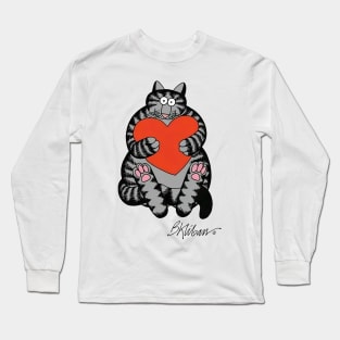 B Kliban Cat  -valentine day Long Sleeve T-Shirt